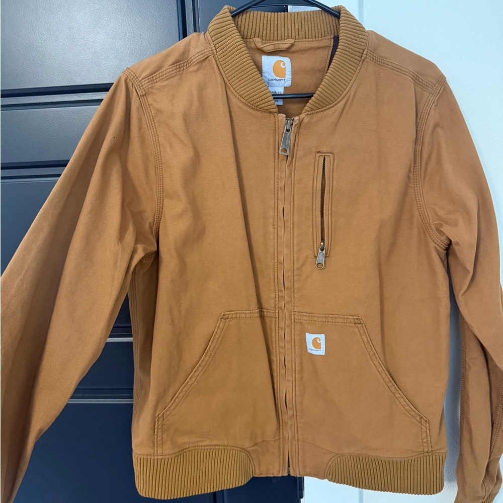Carhartt Tan Zip-Up Jacket